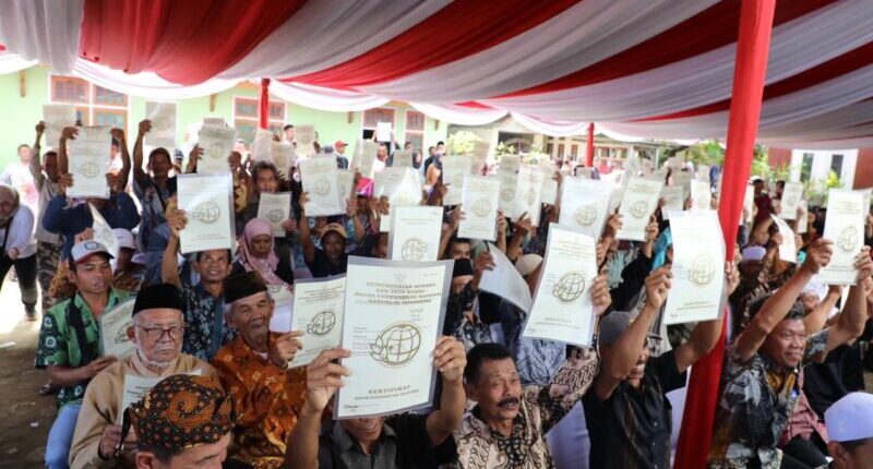 Tahun 2025 Kementerian ATR/BPN Terbitkan 1,2 Juta Sertipikat