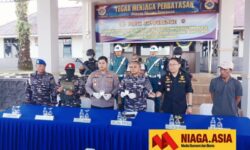 TNI AL Nunukan Gagalkan Penyelundupan 99 Gram Sabu di Sei Pancang Sebatik