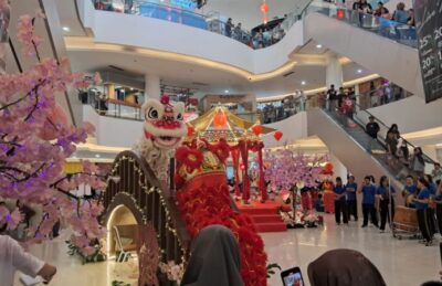 Atraksi Barongsai Pukau Pengunjung Festival Big Lunar di Bigmall Samarinda