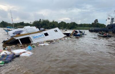 KM Dahliya F3 Tenggelam di Sungai Mahakam, Penumpang dan ABK Selamat