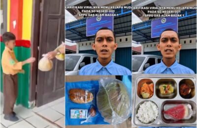 Polisi dan SPPG Klarifikasi Video Viral MBG Kelapa Muda di Muara Badak