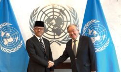 Menlu RI – Sekjen PBB Bahas Upaya Perdamaian Palestina dan Penguatan Sistem Multilateral