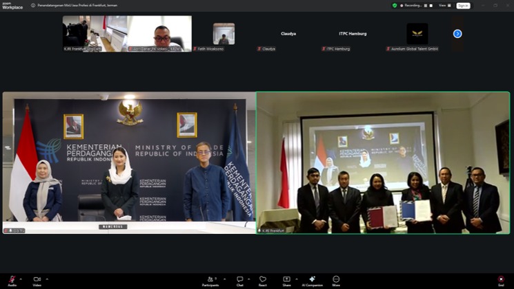Jasa Profesi Indonesia-Jerman Teken MoU Peningkatan Diversifikasi Ekspor