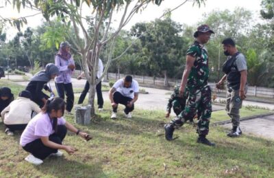 Kodim 0911 Nunukan Gelar Gerakan Indonesia Asri di Masjid Islamic Center
