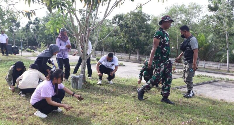 Kodim 0911 Nunukan Gelar Gerakan Indonesia Asri di Masjid Islamic Center