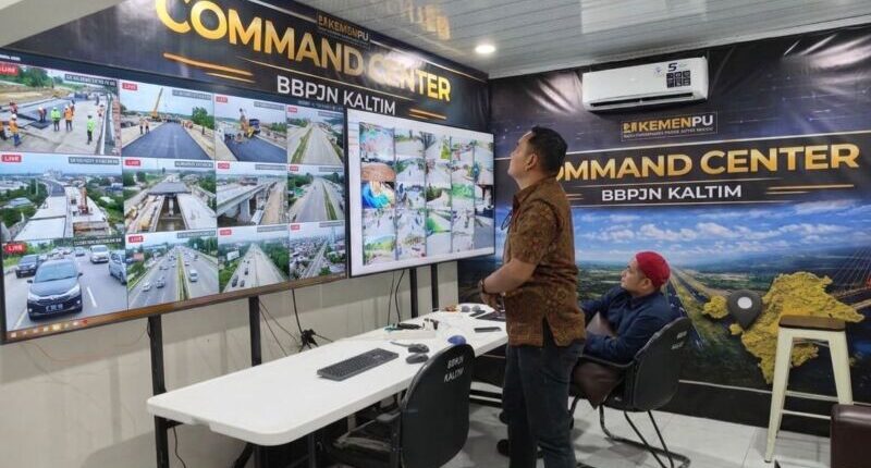 BBPJN Kaltim Operasikan Pusat Kendali 114 CCTV, Pantau Arus Lalu Lintas Sampai IKN