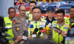 Arus Balik Tetap Terkendali, One Way Nasional KM 414 Kalikangkung Berjalan Efektif