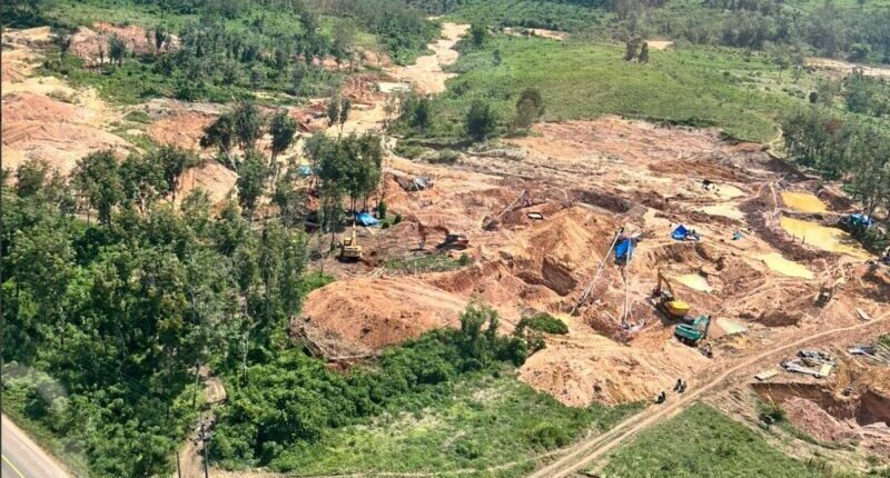 Tambang Emas Ilegal, Polda Lampung Tetapkan 14 Orang Tersangka