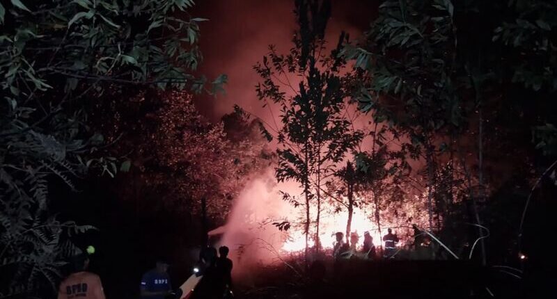 BPBD Nunukan Padamkan Kebakaran Lahan Seluas 9,5 Hektare