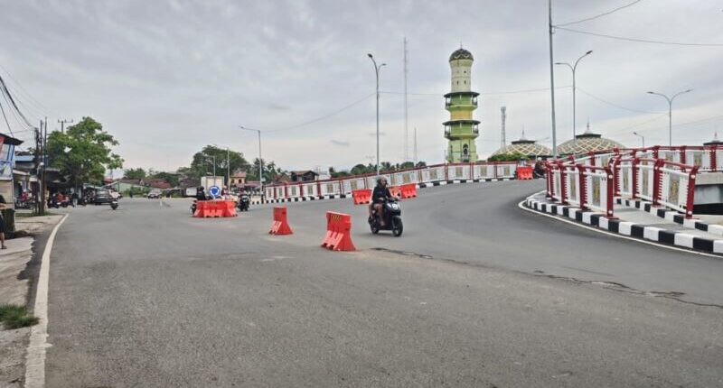 Simpang Jembatan Kedaton Agung Bakal Dipasangi Lampu Pengatur Lalulintas dan CCTV