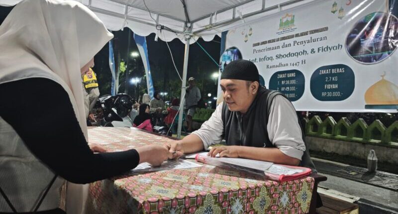 H-1 Lebaran, Pengumpulan Zakat di Masjid Agung Tenggarong Tembus Rp201 Juta