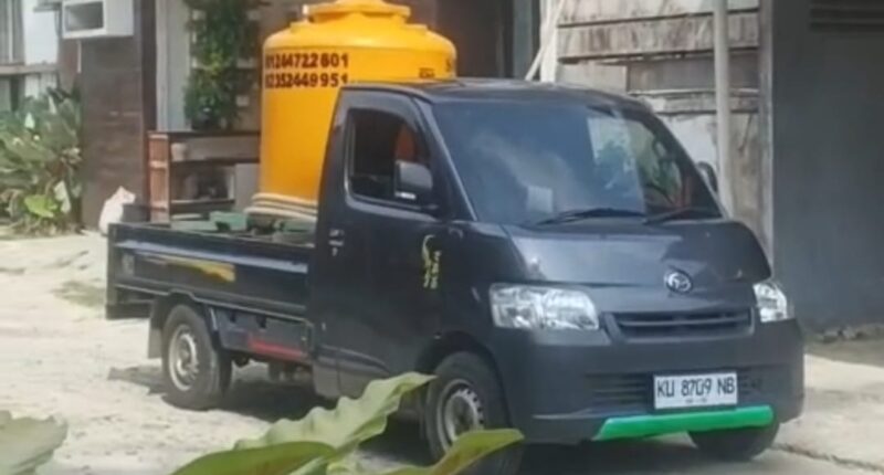 Kemarau di Nunukan, Penjual Air Keliling Raup Rezeki