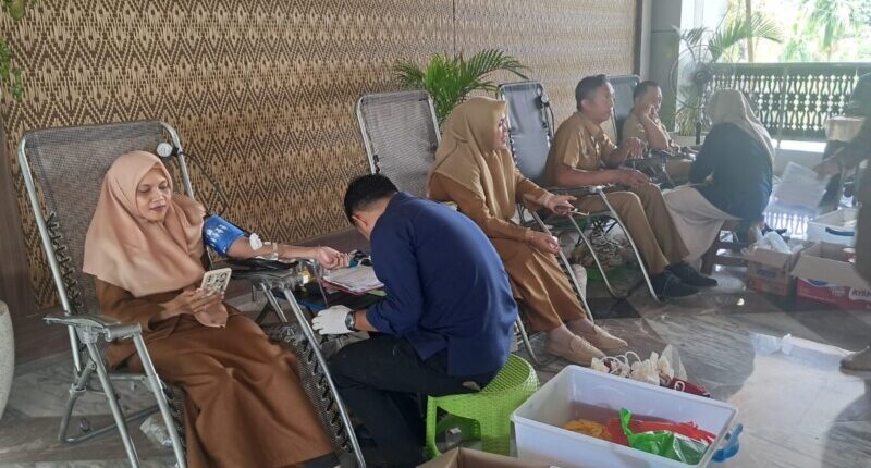 ASN Pemkot Samarinda Donor Darah, Riwayat Hipertensi dan Ibu Hamil Dilarang
