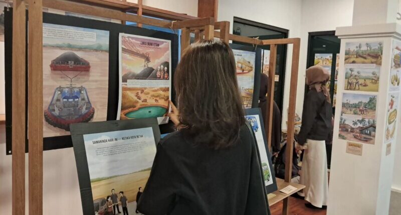 Memungut Ingatan Memori Wajah Kota Tepian Melalui Pameran Samarinda Graphic