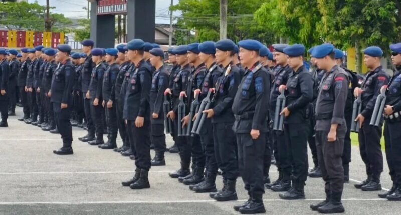 Jelang Demo Besar di Samarinda, Brimob Kaltim Siapkan PHH Hingga Sistem Anti-Drone