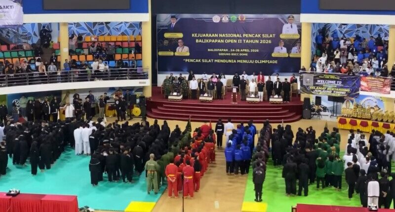 Ajang Pembinaan Atlet, Ribuan Pesilat Ramaikan Kejurnas di Balikpapan