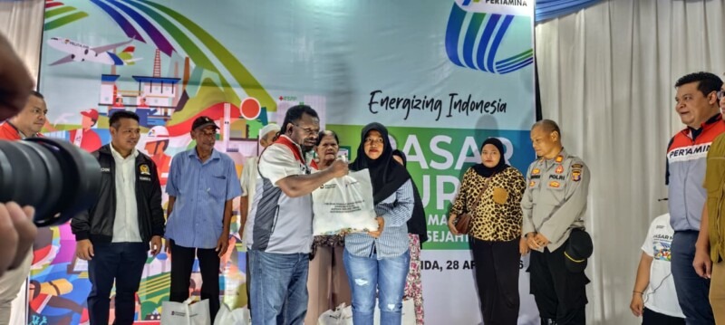 Pasar Murah Pertamina di Samarinda, Sembako Rp211 Ribu Dijual Hanya Rp30 Ribu