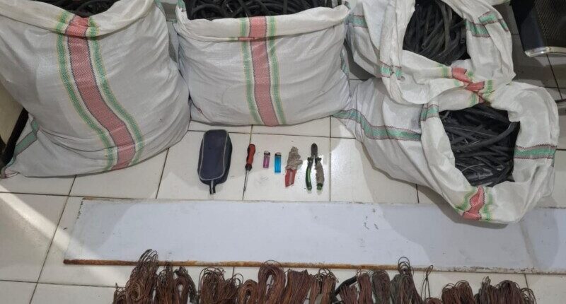 Polres Nunukan Tangkap Pencuri Kabel Listrik PLN