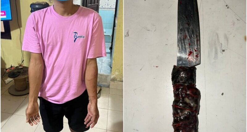 Pria Diduga Gangguan Jiwa Tusuk Ibu dan Anak 4 Tahun di Muara Jawa!