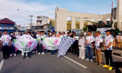 Polres Nunukan Gelar Jalan Santai dan Kampanye Hari Peduli Autism Sedunia