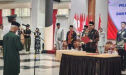 Indra Herman Kusuma Resmi Dilantik sebagai Pj Kades Jonggon