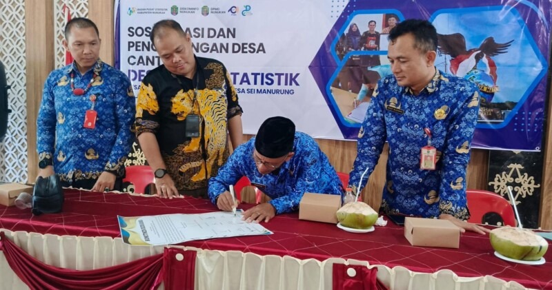 BPS Nunukan Canangkan Tiga Desa Cantik Statistika di Pulau Sebatik
