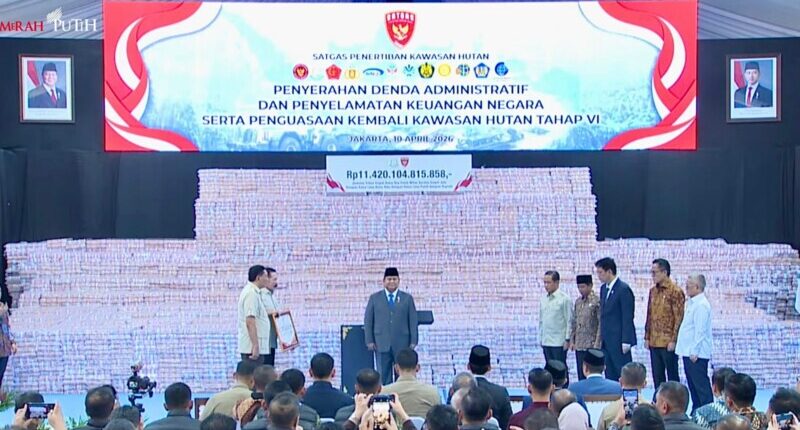 Kejagung Serahkan Rp11,42 Triliun ke Negara, Disaksikan Presiden Prabowo