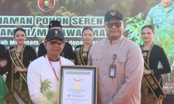 Kodam VI Mulawarman Pecahkan Rekor MURI dari Penanaman 10.100 Pohon Ulin
