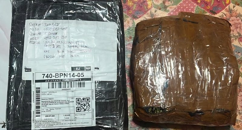 Sekilo Ganja Gagal Edar di Balikpapan