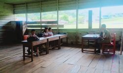 Bangunan SDN 06 Krayan Barat Rusak Berat
