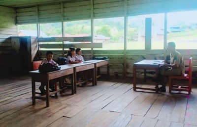 Bangunan SDN 06 Krayan Barat Rusak Berat