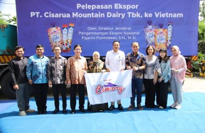 PT Cisarua Mountain Dairy Tbk Ekspor Perdana Yogurt Rp1,13 Miliar ke Vietnam